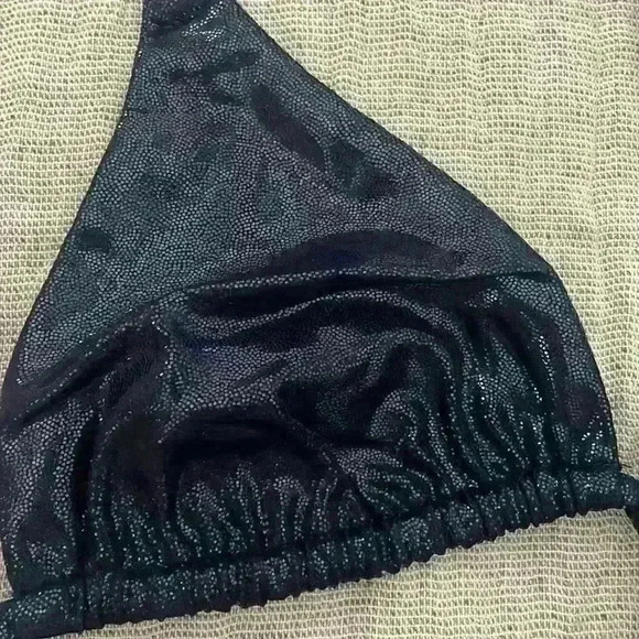 L'Agent by Agent Provocateur NWT Sevilla Navy Triangle Top Sz Small - Picture 5 of 8